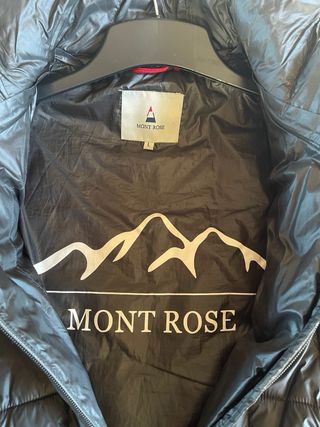 Piumino Mont Rose Donna Tg. L Nero