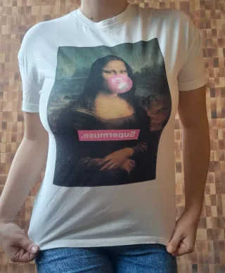 Camiseta Mona Lisa Stradivarius