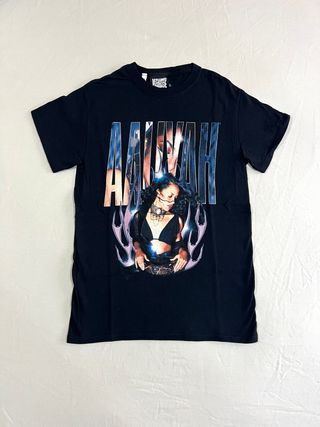 Maglietta Reclaimed Vintage Aaliyah Nera