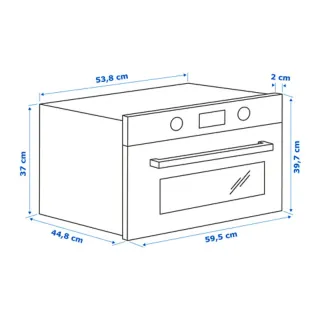 Forno a microonde IKEA BEJUBLAD bianco