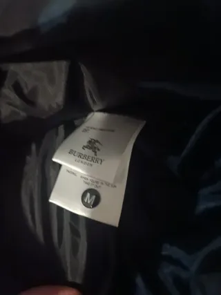 Abrigo Burberry Negro