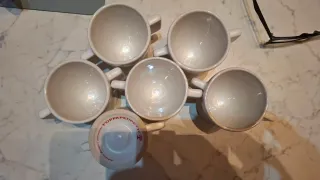 Set 6 Tazze vintage Foppapedretti