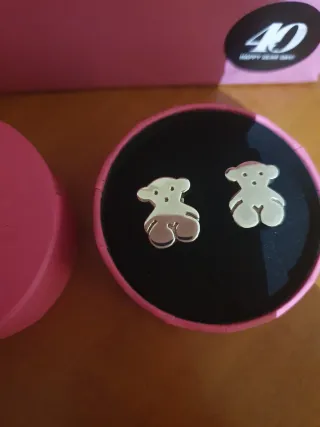 Pendientes Oso Tous Originales plateado