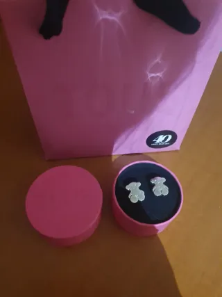 Pendientes Oso Tous Originales plateado