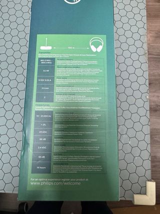 Philips SHC5200 Auriculares TV Inalámbricos Negros