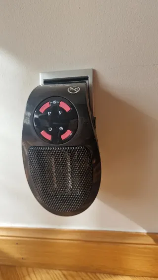 Calefactor Portátil Enchufe Pared