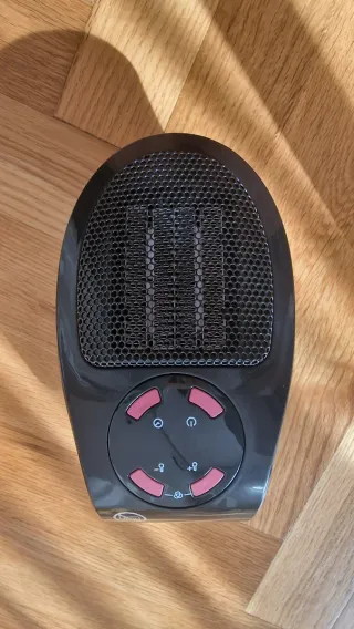 Calefactor Portátil Enchufe Pared