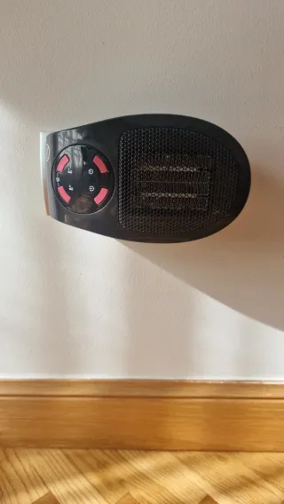 Calefactor Portátil Enchufe Pared