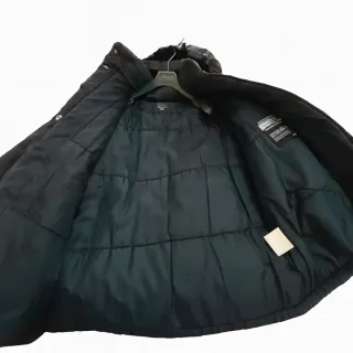 Piumino uomo Astrolabio nero vera piuma d'oca