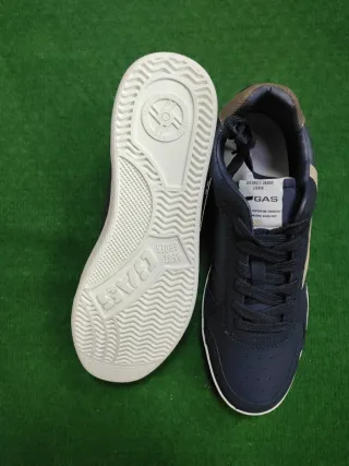 Scarpe GAS uomo blu e beige