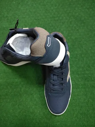 Scarpe GAS uomo blu e beige