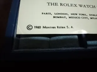 Brochure Rolex vintage Milgauss