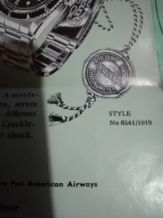 Brochure Rolex vintage Milgauss