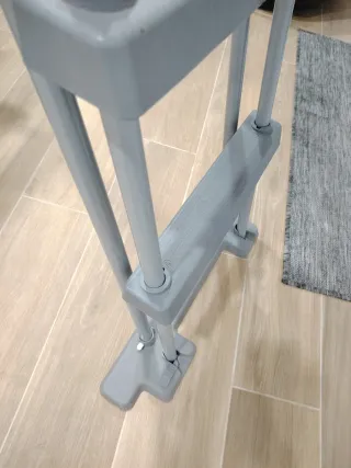 Escalera Piscina Bestway Metal/Plástico Gris