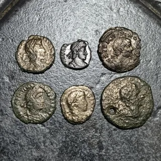 Lotto 6 monete Impero Romano