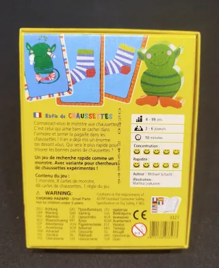 Juego de cartas Ladrón de calcetines