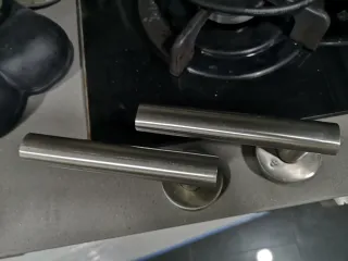 Manijas de puerta de acero inoxidable