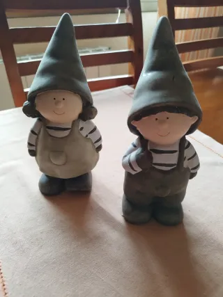 Figuras decorativas de cerámica