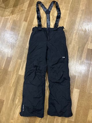 Pantaloncini da sci neri 13-15 anni