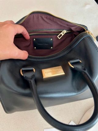 Bolso piel negro Bimba y Lola