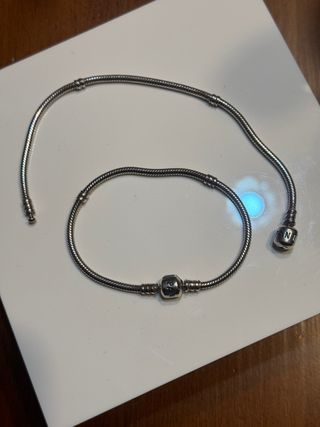 Pulseras Pandora 20cm Plata,se venden por separado