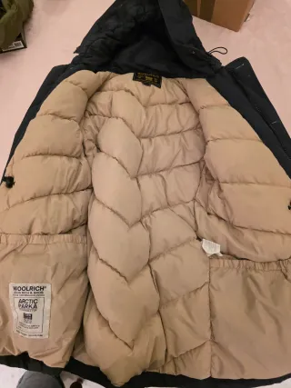 Woolrich Giacca Beige/Nero Taglia XL
