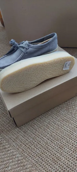 Clarks Wallabee Cup Novos Cinza Novos