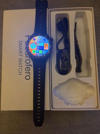 Smartwatch Negro (A estrenar) Correa de acero Carg