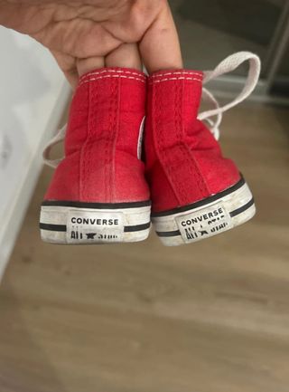 Tênis Converse Infantil Vermelho Tamanho 23