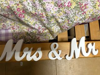 Letras decorativas Mrs & Mr