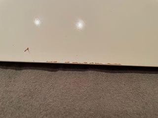 Mesa escritorio Ikea blanca metal