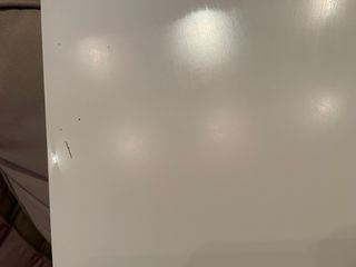 Mesa escritorio Ikea blanca metal