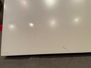 Mesa escritorio Ikea blanca metal