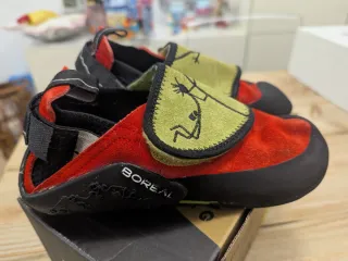 Zapatillas escalada.Pies de gato Niño Talla 35-36