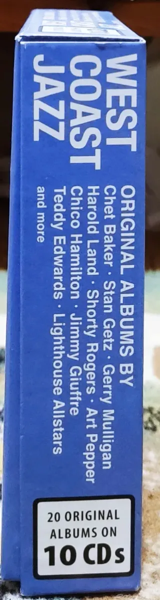 10xCds West Coast Jazz - Baker, Mulligan, Getz...