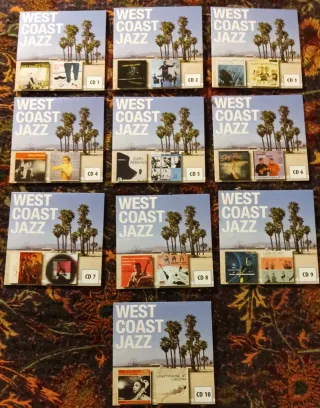 10xCds West Coast Jazz - Baker, Mulligan, Getz...