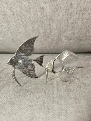 Pez Globo en plata de Ley