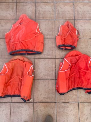 Pack 4 chalecos salvavidas LIVEMAR naranja