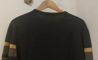 Jersey Pierre Cardin Rayas Gris Talla 3XL