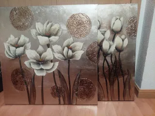 Lote di due quadri decorativi