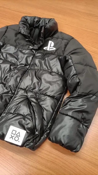 Piumino nero ragazzo PlayStation 10/11 anni
