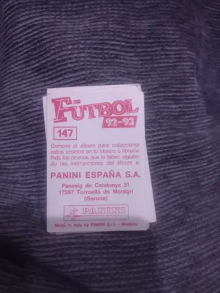 Collezione di figurine Panini 92-93