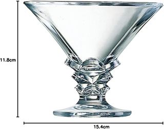 6 Nuove Tazze per Gelato in Vetro