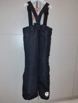 Pantalón niño nieve negro Manoplas de regalo