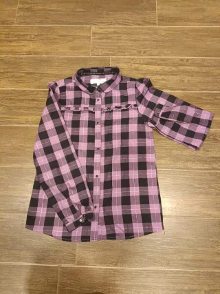 Camicia a quadri bambina