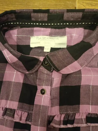 Camicia a quadri bambina