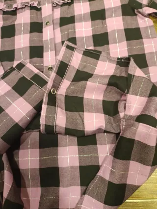 Camicia a quadri bambina