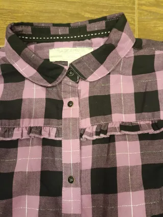 Camicia a quadri bambina