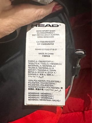 Chaqueta HEAD esquí montaña mujer Talla S/36