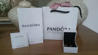 Pendientes Pandora Dorados Nuevos